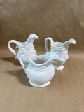 White Villa Verde Creamer Pitchers - Set Of 3