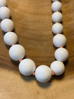 White Beaded Necklace