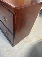Particle Board File Cabinet with 2 Drawers and with Key***HEAVY ITEM***