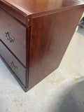 Particle Board File Cabinet with 2 Drawers and with Key***HEAVY ITEM***