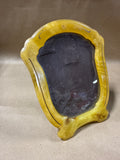 Butterscotch Celluloid Easel Back Picture Frame