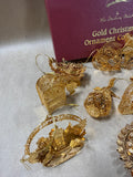 The Danbury Mint Gold Christmas Collection In Box - 2004 (C)