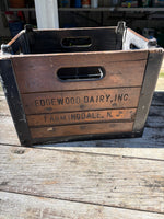 Vintage Wooden Milk Crate