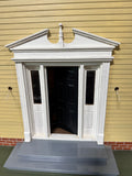 Unfinished Colonial Style Doll House on Wheels (PROJECT)