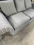 Blue/Tan Stripe Sofa***HEAVY ITEM***READ DETAILS ON PICK UP POLICY***