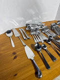 Oxford Hall Silver Plate Flatware Set - 126 Pieces