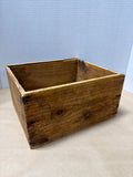 Vintage Handmade Wooden Crate