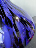 Purple Murano Style Art Glass Vase