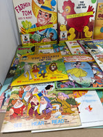 Lot Of Children’s Story Time Records And Books