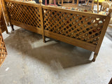 Drexel Vintage Sofa Daybed with Distinctive Latticework Frame***HEAVY ITEM***READ DETAILS ON PICK UP POLICY***