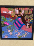 (A) Chinese Embroidery “Nude Men Bathing”