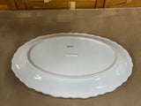 Ceriart S.A.  White Oval Ceramic Platter