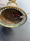Antique Brass Argand Electric Converted Oil Lamp AS IS (READ DESCRIPTION CAREFULLY) (A)