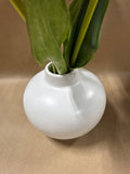 Artificial Tulips In White Vase