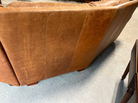 Leather Sectional Sofa with Ottoman***HEAVY ITEM***