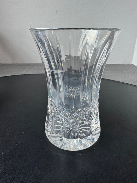 (C) Waterford Crystal Lismore Flared Vase AS IS (READ DESCRIPTION CAREFULLY)