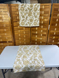Pottery Barn Cream/Gold Tone Towels,2 pc