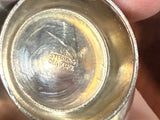 Sterling Meka Mid Century Modern Denmark Salt Cellars with 2 Spoons