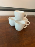 Set of 4 White Coffee Mugs, Project 62