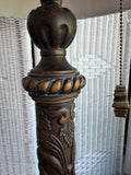 Pacific Coast Lighting Carved Resin Double Pull Switch Lamp (WORKS)
