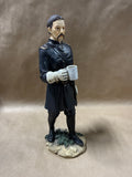 Union Army Civil War Officer Holding Coffee