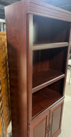 Particle Board Bookcase with Cabinet