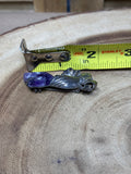 Mexico “Silver” Hand Holding Amethyst Torch Pin