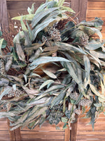 Winter Green Eucalyptus Wreath