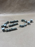 Christmas Village Colonial Stone Wall  — 10 Pieces // 2 Sets Available // *** PRICED INDIVIDUALLY ***