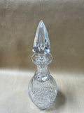 Heavy Clear Glass Decanter // 2 Available // Priced Individually