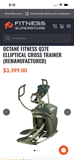 Octane Fitness Q37e Eliptical Exercise Machine***HEAVY ITEM***READ DETAILS ON PICK UP POLICY***