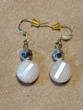 Shiny Earrings with Disco Ball Bead