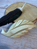 Pair of Vintage Feather Brooches