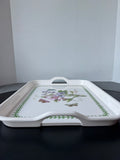 Sweet Pea Portmeirion Garden Botanic Handled Melamine Rectangular Serving Tray
