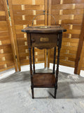 Antique Wooden Smoking/Tobacco Stand