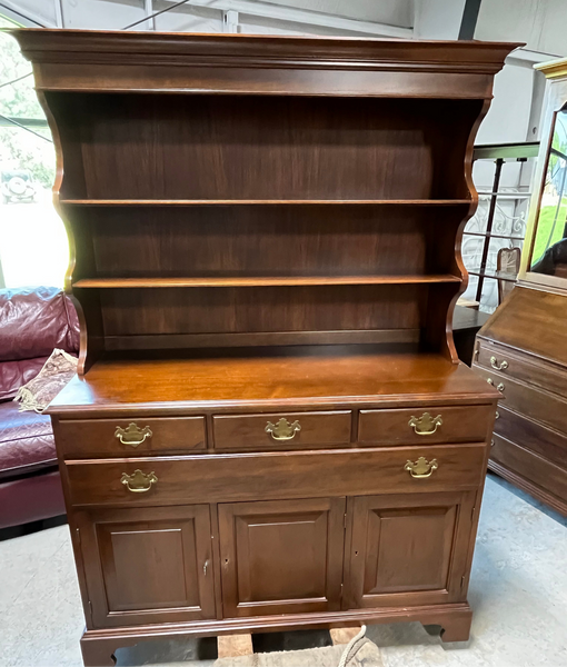Henkel Harris Genuine Mahogany Hutch***HEAVY ITEM***