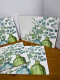 Eucalyptus Cork Back Placemats - Set Of 4 (J)