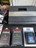 Atari 7800 Game System with Controllers, Games, Manuals & Accessories