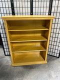 Sturdy 4 ft. Tall Bookcase, Light Wood Tone