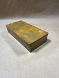 Rectangle Brass Box Lined With Wood — Bradley Hubbard