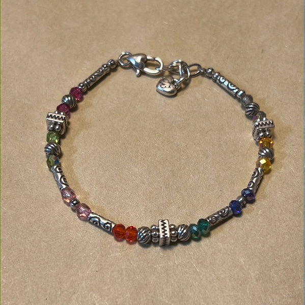 Brighton Bracelet with Colorful Accent Beads