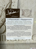 Kate Davidson Placemats, 4 pc, NEW in Packaging