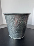 IKEA Beta Galvanized Steel Bucket Planter