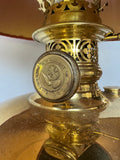 R. Ditmar Lightweight Brass Converted Oil Lamp (WORKS)