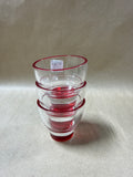 Red Bingo Candle Votive - Set Of 3 - Crate & Barrel