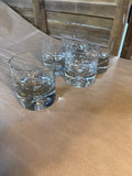 Set Of 5 Krosno Style Controlled Bubble Drinking Glasses // 2 Sets Available // PRICED INDIVIDUALLY