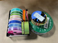 M- Pastel Ribbon Lot, 14 rolls