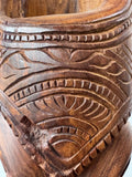Hand Carved Wooden Heavyweight Maori Tiki Totem