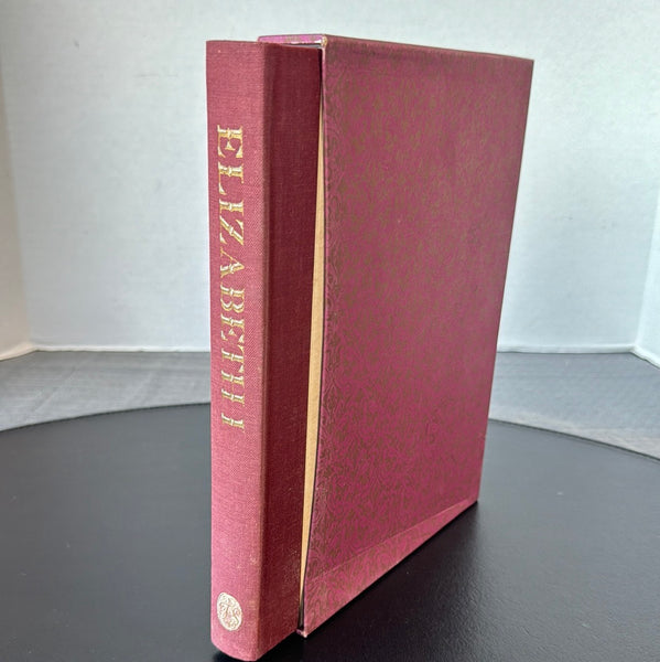 Elizabeth I by Maria Perry Illustrated 1991 Folio Society Hardcover Book in Slipcase