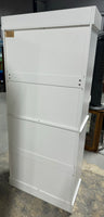 White & Sage Green Kitchen Pantry Cabinet & Cupboard